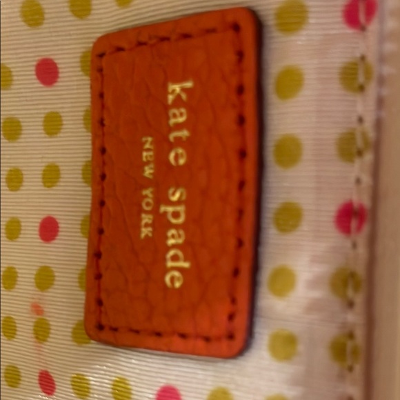 Kate Spade Orange Leather Tote Bag - Picture 5 of 9